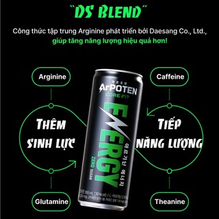 TPBS Nước uống có ga ArPOTEN CORE FIT lon 355ml