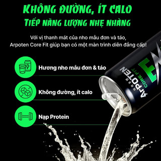 TPBS Nước uống có ga ArPOTEN CORE FIT lon 355ml