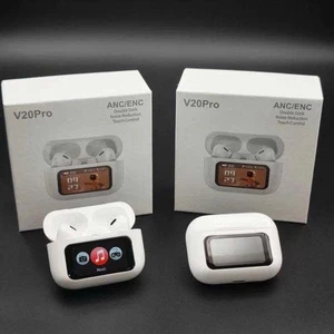 Tai Nghe Bluetooth Không Dây V20 Pro Màn Hình LCD Cảm Ứng – Âm Thanh Hi-Fi, Chống Nước IPX 2026
