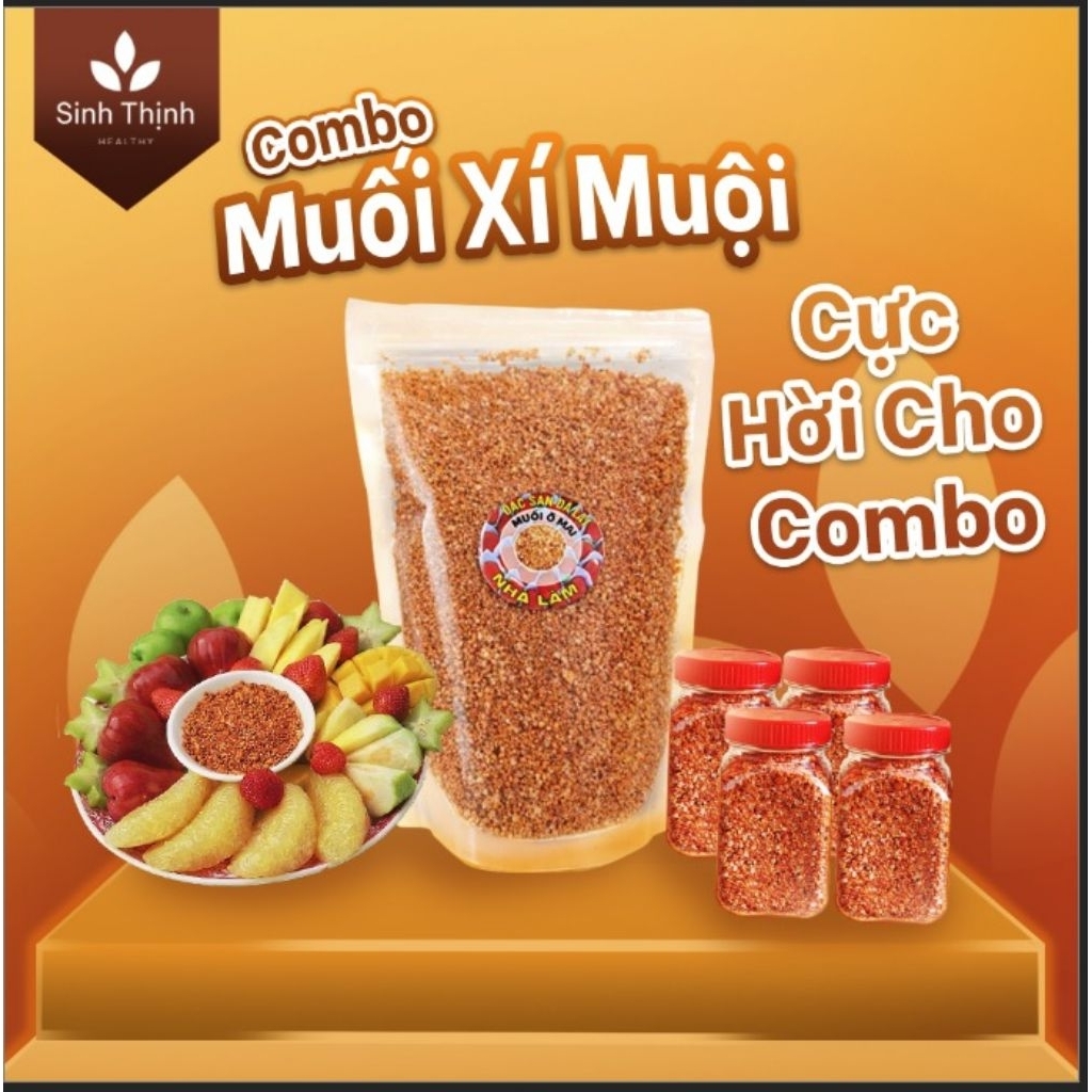 [Combo Cực Hời Muối Chấm Trái Cây] Hủ Muối Xí Muội Chuẩn Vị Đà Lạt (100g/hủ) - Vị Chua Ngọt Mặn Ăn với Trái Cây Cực Ngon