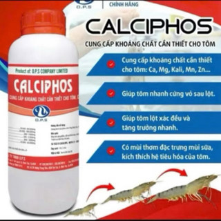 (combo 3 chai) CALCIPHOS 1L- Cung cấp khoáng chất cần thiết cho tôm
