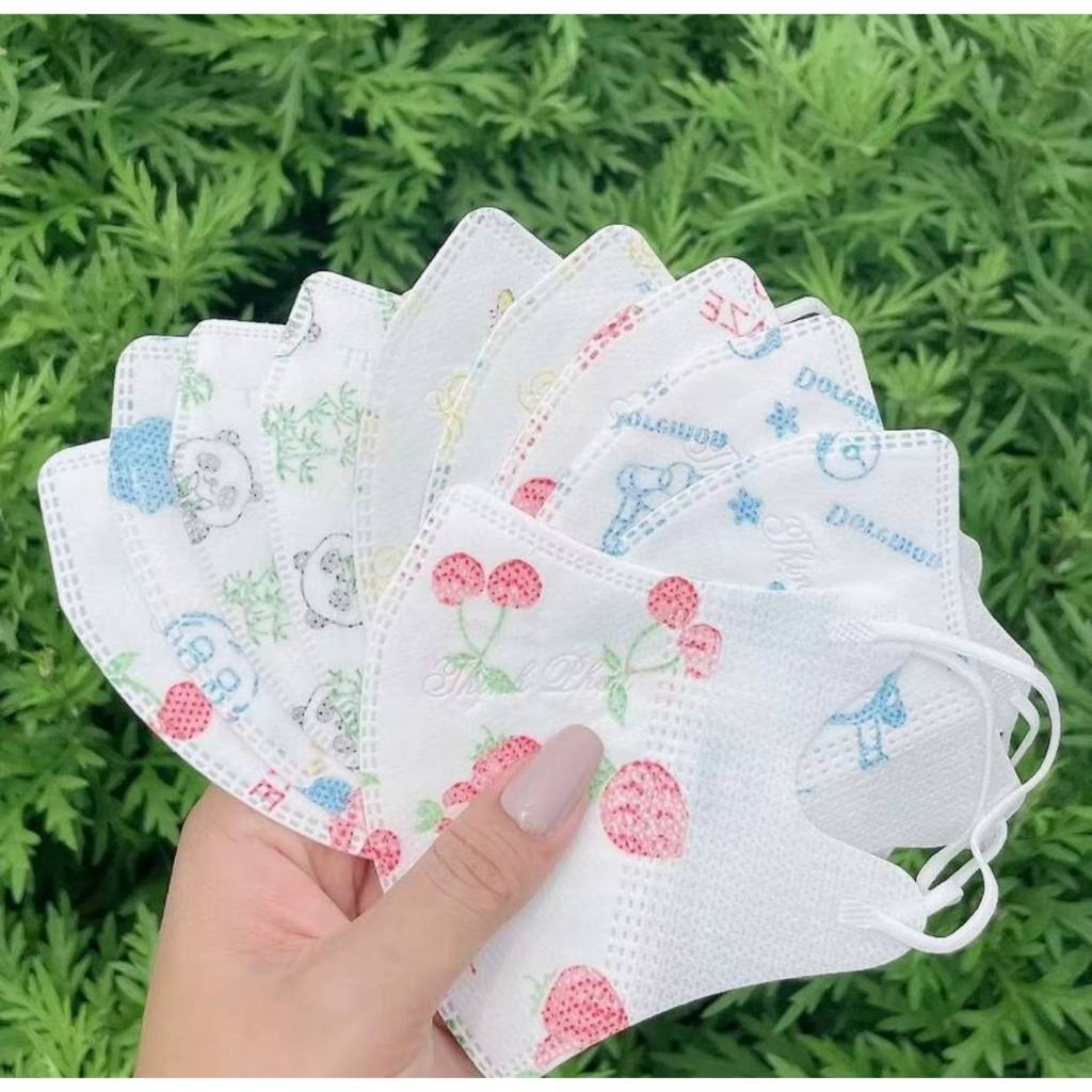 Khẩu Trang Trẻ Em 5D KIDS Thịnh Phát 0-8 Tuổi, Kháng Khuẩn An Toàn Thông Thoáng Chống Bụi Mịn