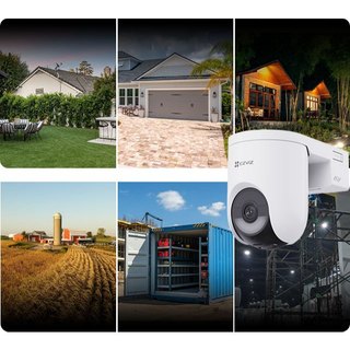 Camera WIFI Pin sạc kèm NLMT EZVIZ HB8C 4MP | HB8C sim 4G Ngoài trời, Đàm thoại - TRANGIATELECOM