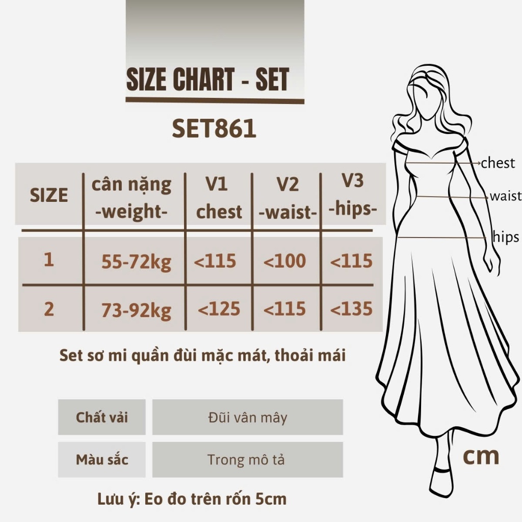 Set Đồ Bigsize Nữ Áo Sơ Mi Dài Tay + Quần Short Lưng Chun Vải Đũi Mát Form Rộng SET861
