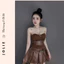 Set Đầm Cúp Ngực Jolie – Mix Da Phối Chân Váy Xếp Ly Cá Tính