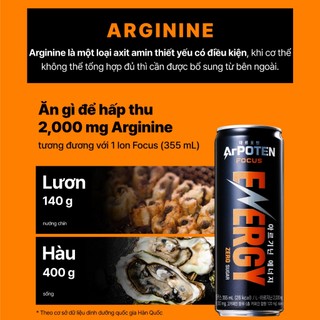 TPBS Nước uống có ga ArPOTEN FOCUS lon 355ml
