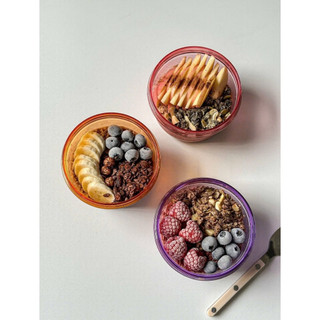 Hộp tupperware 400ml để được lò vi sóng, đựng canh, soup mang đi làm tiện lợi