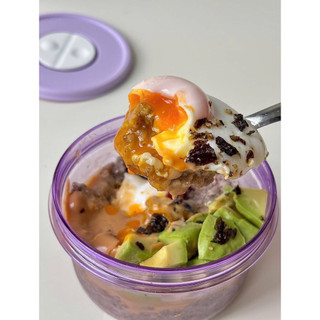 Hộp tupperware 400ml để được lò vi sóng, đựng canh, soup mang đi làm tiện lợi