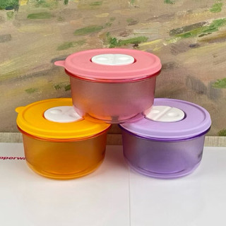 Hộp tupperware 400ml để được lò vi sóng, đựng canh, soup mang đi làm tiện lợi
