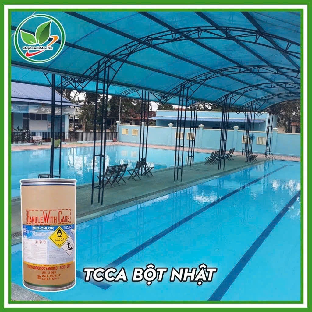 Chlorine Bột Nhật Bản TCCA Neo Chlor 90% Shikoku – Khử Trùng Hồ Bơi, Xử Lý Nước Ao Nuôi, Diệt Khuẩn Nước
