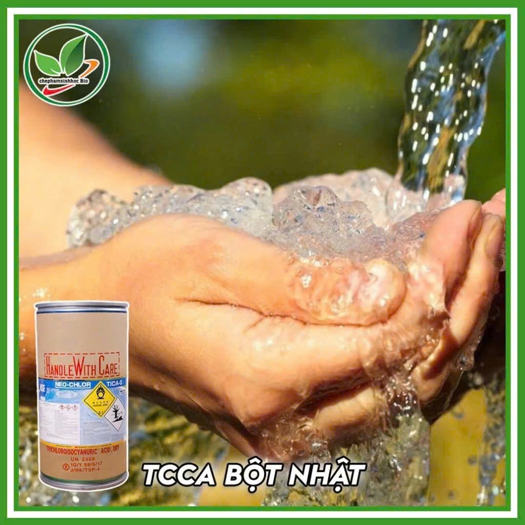 Chlorine Bột Nhật Bản TCCA Neo Chlor 90% Shikoku – Khử Trùng Hồ Bơi, Xử Lý Nước Ao Nuôi, Diệt Khuẩn Nước