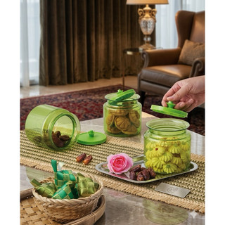 Hộp thuỷ tinh 900ml tupperware, tup Malay, đựng mứt, hạt, bánh,… siêu kín
