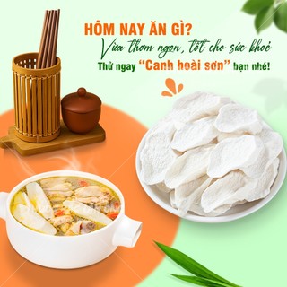 Hoài sơn thượng hạng 100g, nguyên liệu pha trà, nấu chè, hầm canh dinh dưỡng, nấu chè sâm bổ lượng