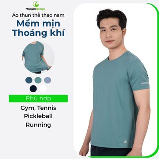 Áo Thể Thao Nam HT114 ICADO Áo Tập Gym Pickleball Thoải Mái, Co Giãn Thấm Hút Mồ Hôi thegioidotap