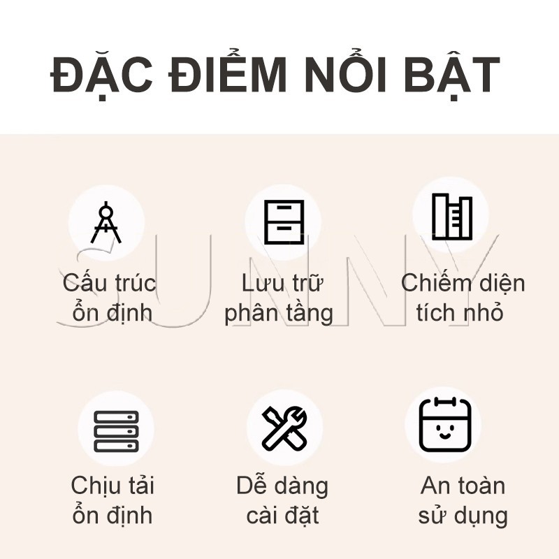 SN Kệ Sách Gỗ Nhiều Tầng Đa Năng, Tủ Sách Lắp Ghép Nhiều Kích Thước Decor Phòng Khách / Phòng Ngủ