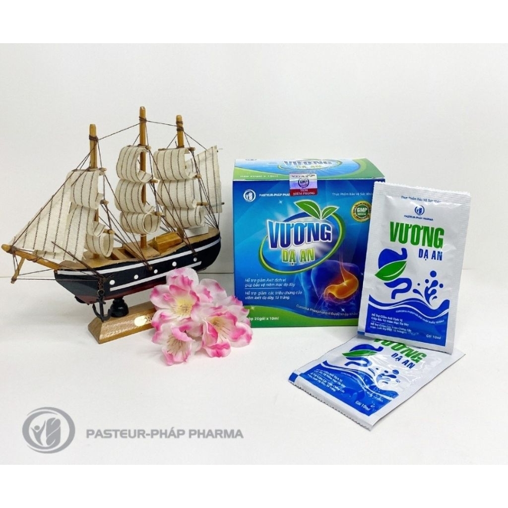 Gói sữa uống bao tử Vương Dạ an nhập khẩu từ italy, dạ dày, giảm ợ hơi ợ chua, đau rát do viêm loét dạ