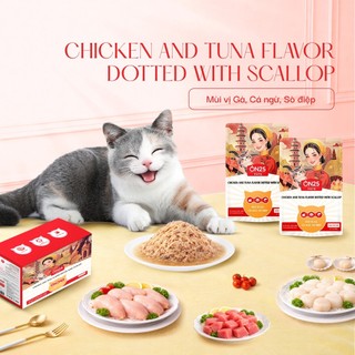 Pate On25 Gói 80G Tiêu Hóa, Sáng Mắt, Mượt Lông, Tăng Sức Đề Kháng