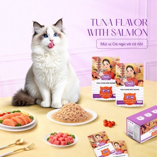Pate On25 Gói 80G Tiêu Hóa, Sáng Mắt, Mượt Lông, Tăng Sức Đề Kháng