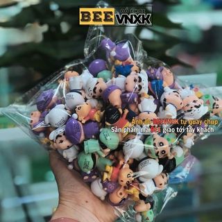 Set mô hình nhân vật Shin Chan Cậu bé bút chì và Anpanman Đậu đỏ, đồ chơi xuất dư không hộp BEE VNXK