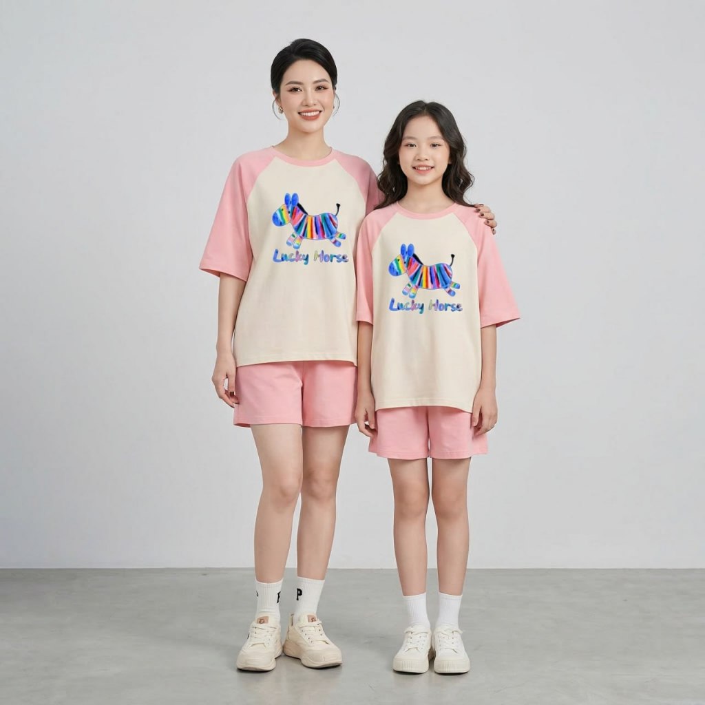 Set tay nối mẹ và bé cho bé gái size đại BEESHOP H26020