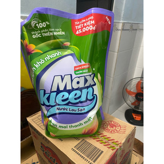 Nước Lau Sàn MaxKleen hương Ban Mai Thanh Mát loại túi 3.6kg