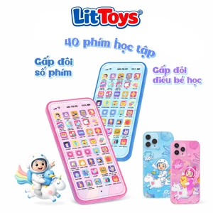 Đồ Chơi Điện Thoại Học Tập 40 Phím ToysLit Vui Nhộn Phát Triển Kỹ Năng Nghe - Đọc - Nói Cho Trẻ Em