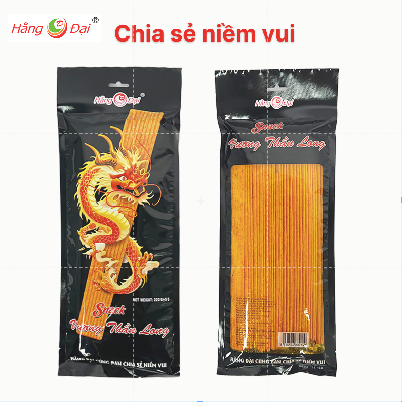 VƯƠNG THẦN LONG Hằng Đại 220g, gói lớn ăn vặt tuổi thơ -1G