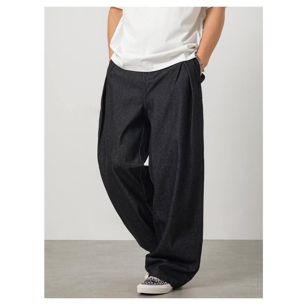 Quần Jean Form Rộng Unisex 2026 -  Phong Cách Retro Mỹ, Họa Tiết Thủ Công Chất Lượng Cao Cấp