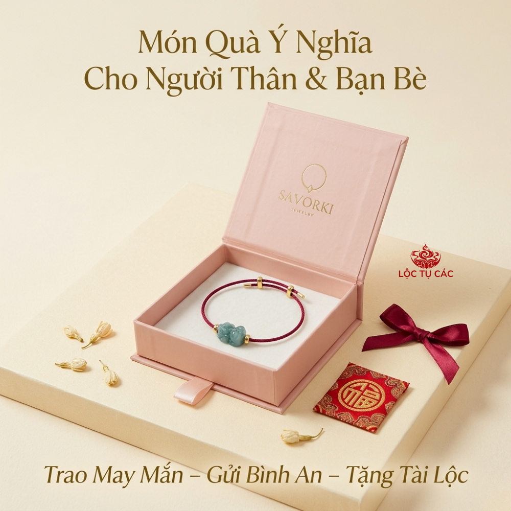 Vòng tay đá Tỳ Hư Lam Ngọc , lắc tay Lộc Tụ Các giúp tạo cảm giác bảo vệ, mang lại sự an tâm trong cuộc sống