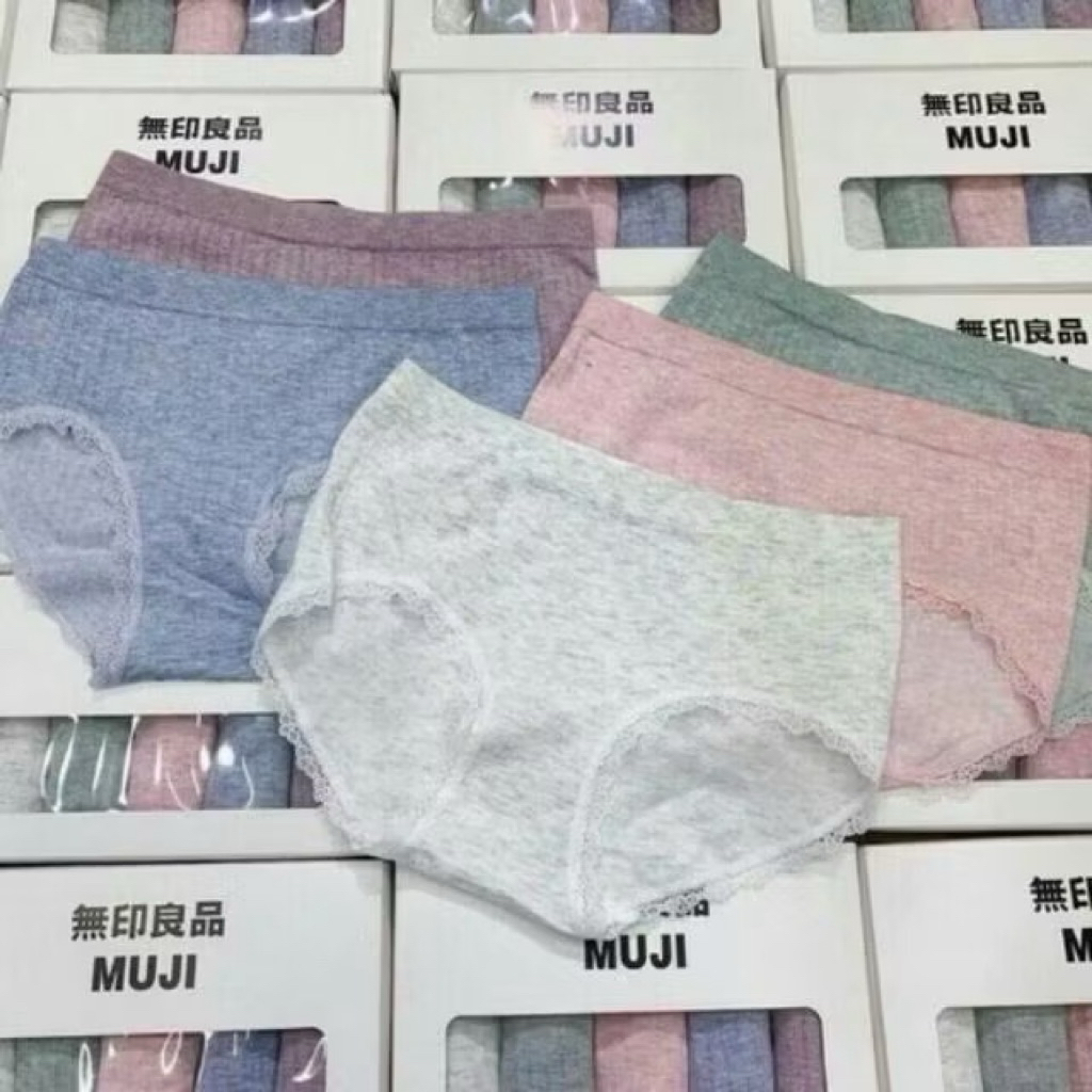 (XẢ LỖ )Hộp 5 quần lót nữ cotton co giãn chất mềm