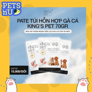 Pate King's Pet Chó Mèo Mọi Lứa Tuổi Gói 70G