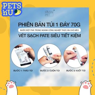Pate King's Pet Chó Mèo Mọi Lứa Tuổi Gói 70G