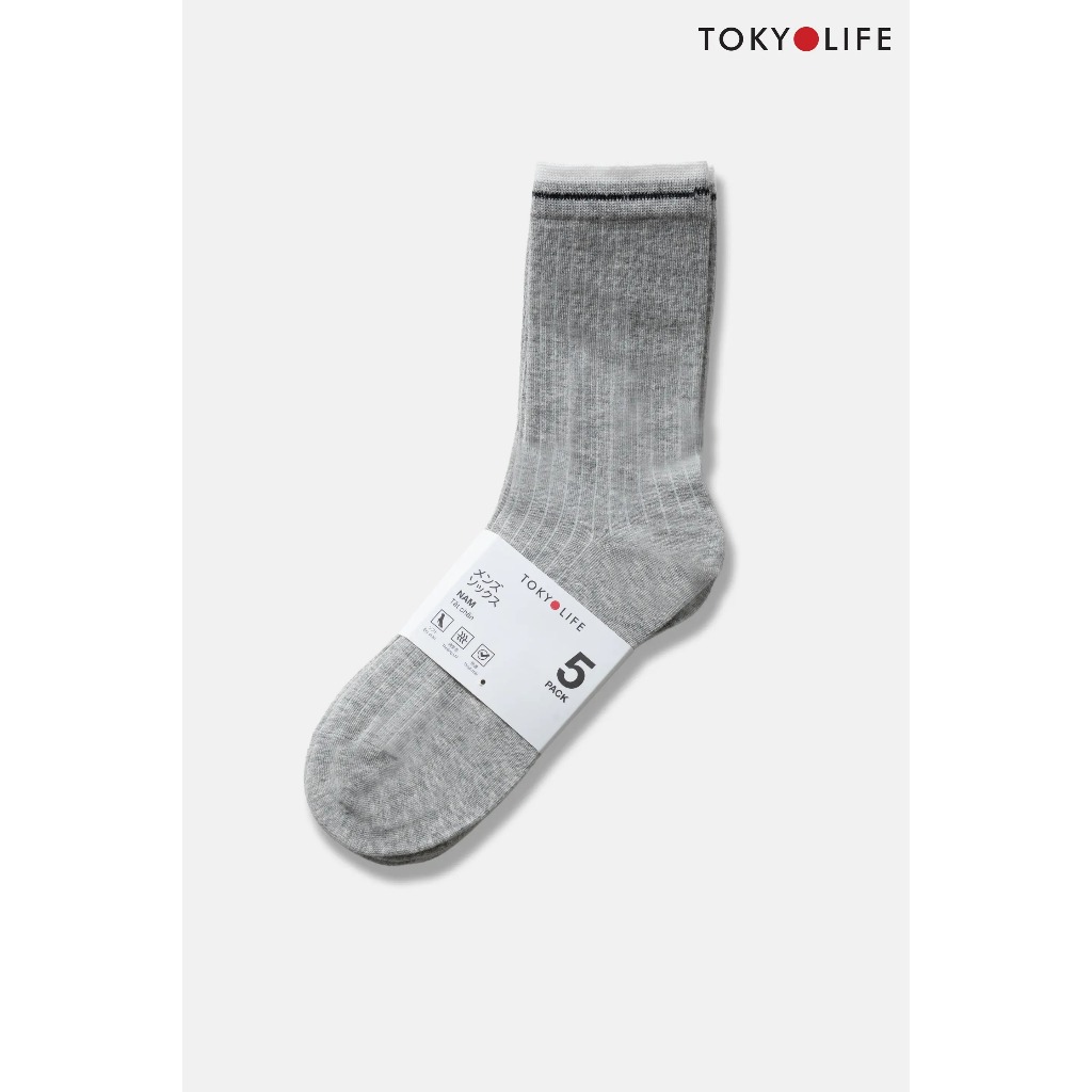 Tất chân NAM cổ cao Pack 5 TOKYOLIFE 40000736