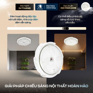 Ảnh 4 – Đèn Ốp Trần Năng Lượng Mặt Trời ATH LIGHTING, Loại Đèn Tích Điện Công Suất Cao 300W 400W 500W Có Điều Khiển Từ Xa