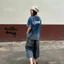Áo Thun Denim Wash Thêu Xù GUPO Ver 2 Form Boxy Unisex Local Brand – ATJ02
