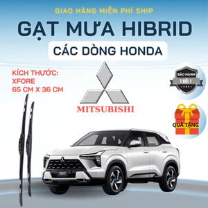 Gạt Mưa Ô Tô MITSUBISHI XFORCE, TRITON, XPANDER, ATTRAGE, PAJERO...Lưỡi Silicon NANO Gạt Sạch Êm. 3K