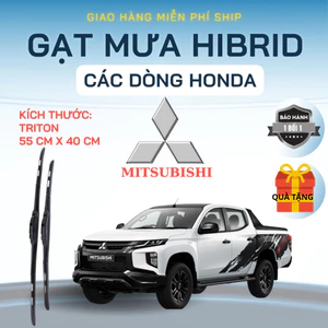 Gạt Mưa Ô Tô MITSUBISHI TRITON, XPANDER, ATTRAGE, PAJERO, JOLIE ...Lưỡi Silicon NANO Gạt Sạch Êm. 3K