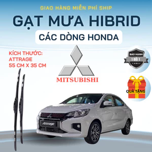 Gạt Mưa Ô Tô MITSUBISHI ATTRAGE, TRITON, XPANDER, PAJERO, JOLIE ...Lưỡi Silicon NANO Gạt Sạch Êm. 3K
