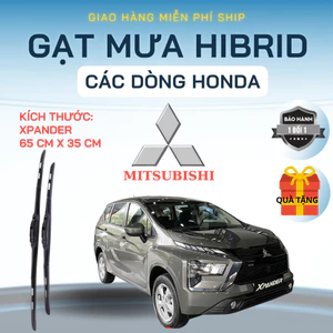 Gạt Mưa Ô Tô MITSUBISHI XPANDER, TRITON, ATTRAGE, PAJERO, XPOCER, Lưỡi Silicon NANO Gạt Sạch Êm. 3K