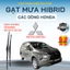 Gạt Mưa Ô Tô MITSUBISHI XPANDER, TRITON, ATTRAGE, PAJERO, XPOCER, Lưỡi Silicon NANO Gạt Sạch Êm. 3K