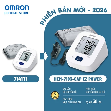 Máy Đo Huyết Áp OMRON EZ Power HEM-7183-CAP - Bảo hành 5 năm