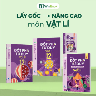 [COMBO] Bộ 4 cuốn sách Vật lí Đột phá tư duy lớp 12 (2 tập), kì thi TN THPT, P.H.A.O Ôn thi