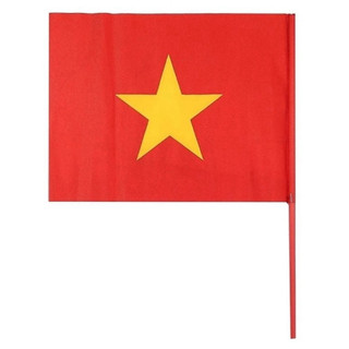 Cờ Đỏ Sao Vàng Cầm Tay - Bộ Cờ Tổ Quốc Mini Cổ Vũ Bóng Đá, Khai Giảng, Sự Kiện Lễ Hội (In 2 Mặt Sắc Nét)