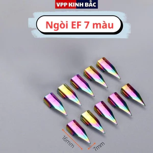 Ngòi Cầu Vồng 7 Màu EF 0.38mm Dùng Cho Mẫu Bút Máy Kinh Bắc F36 - Bền, Đẹp, Chắc Chắn.