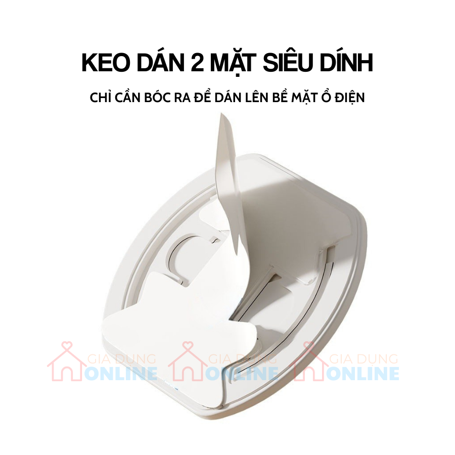 Nắp đậy ổ cắm điện có khóa xoay giữ an toàn cho trẻ em