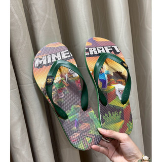 Dép nam Hùng Đào in hình Minecraft