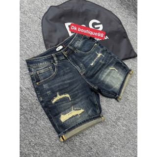 Quần Short kean Nam Rách nhẹ Form Slim Fit Cá Tính - Phong Cách Streetwear Hàn Quốc,vải dày mềm co giãn nhẹ,phom dáng Sc