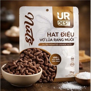 Hạt Điều UR BEST dạng túi tiện lợi  28g – Giòn Béo – Nhiều Vị Độc Lạ