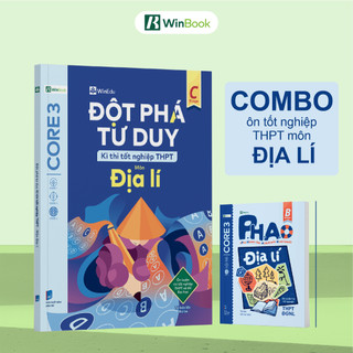 [COMBO] Bộ 2 cuốn sách P.H.A.O Địa lí Ôn thi TNTHPT, ĐGNL; Đột phá tư duy kì thi TNTHPT môn Địa lí