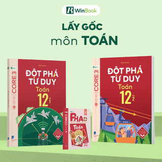 [COMBO] Bộ 3 cuốn P.H.A.O Toán Ôn luyện thi tốt nghiệp THPT, ĐGNL và Đột phá tư duy Toán 12 (2 tập)